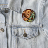 Voor de jouer! Macaron2 Ronde Button 5,7 Cm (In situ)