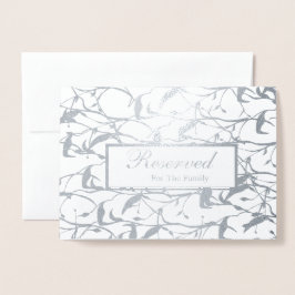 Voor de Kaart van de familie gereserveerde bruilof