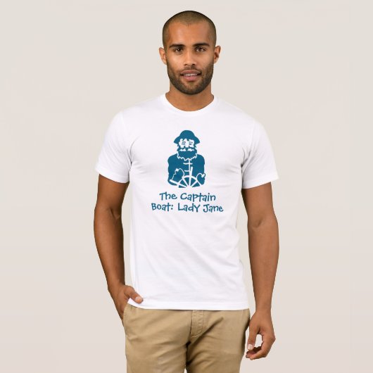 Voor de kapitein. Een shirt voor de schipper! (Voorkant volledig)
