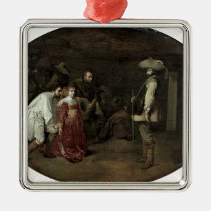 Voor de kapitein metalen ornament