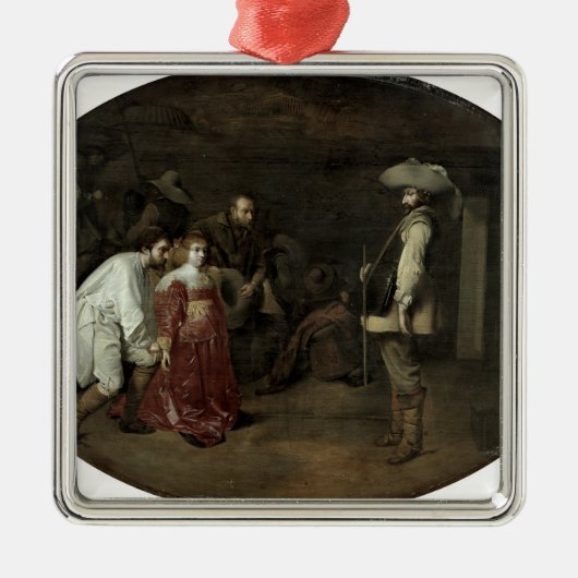 Voor de kapitein metalen ornament (Voorkant)