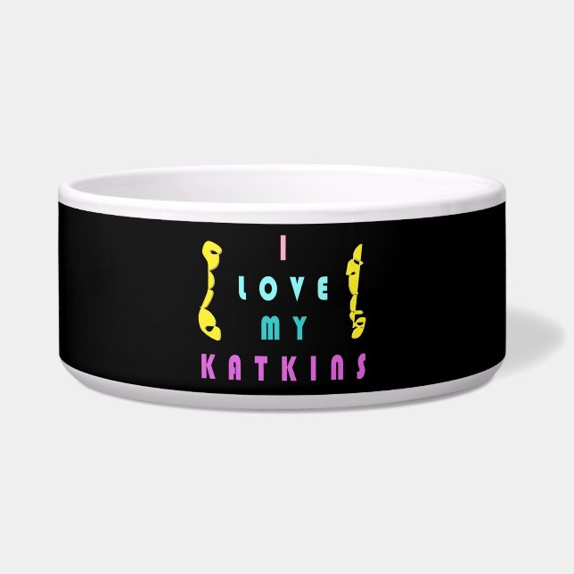 Voor de kat met liefde voerbakje (Voorkant)