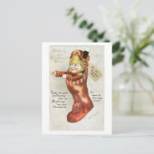 Voor de kerst Belle Feestdagenkaart (Staand voorkant)