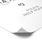 Voor de Kiddos Bruiloft Kinder Activiteit Spelletj Poster (Hoek)