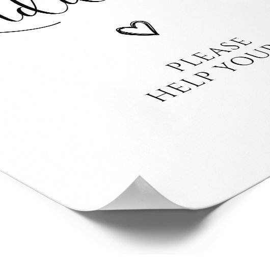 Voor de Kiddos Bruiloft Kinder Activiteit Spelletj Poster (Hoek)