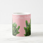 Voor de koffie, ik ben prikkelbaar! personaliseren koffiemok (Center)