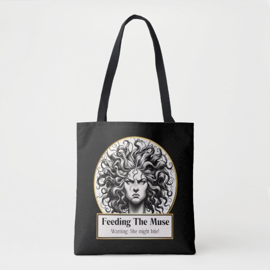 Voor de koffie: The Grumpy Muse Chronicles Tote Bag (Voorkant)