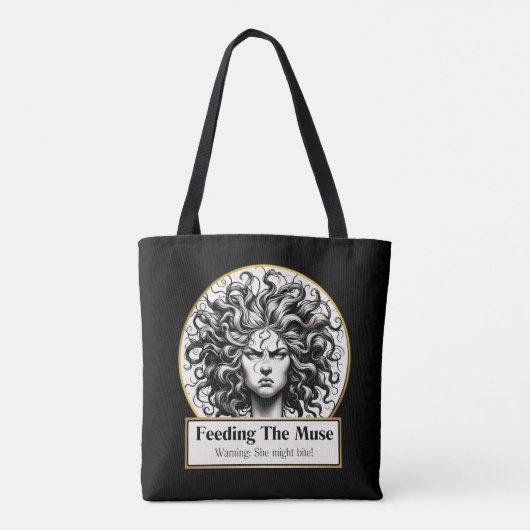 Voor de koffie: The Grumpy Muse Chronicles Tote Bag (Achterkant)