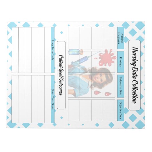 Voor de kost _ Nursing Data Collectie Notitieblok (Voorkant)