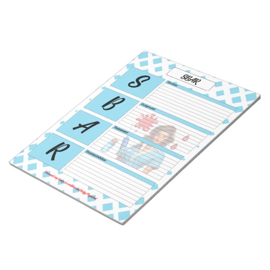 Voor de kost _ SBAR Temp Notitieblok (Schuin)