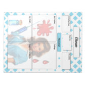 Voor de kost _ Ziekte Temp 1 Notitieblok (Voorkant)