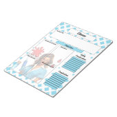 Voor de kost _ Ziekte Temp 2 Notitieblok (Schuin)