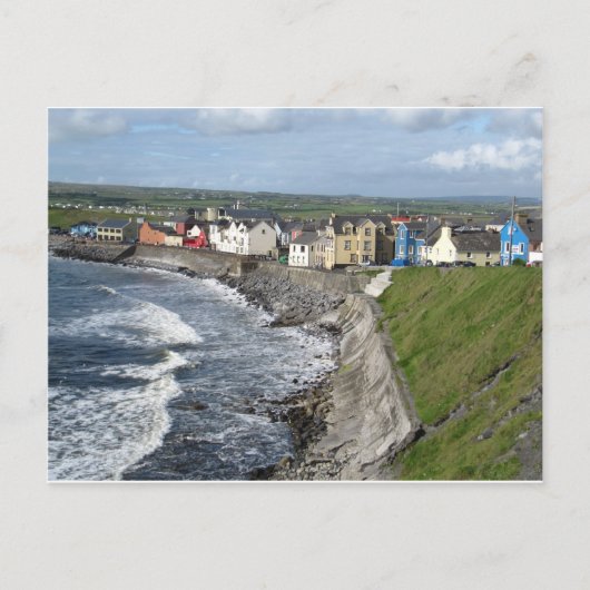 Voor de kust briefkaart (Voorkant)