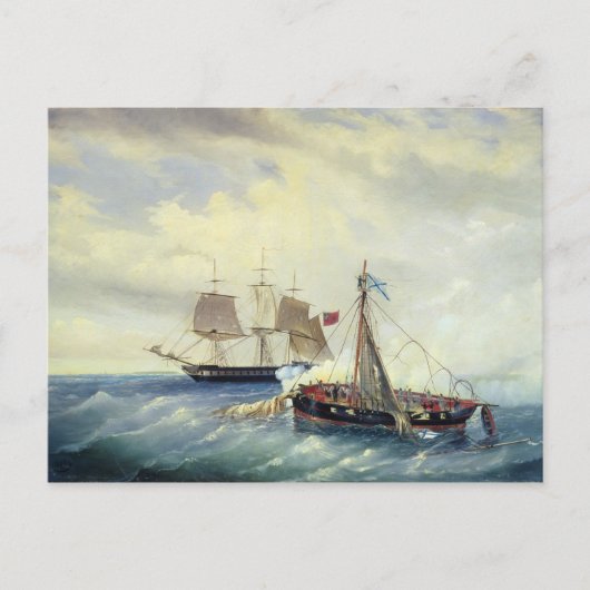 Voor de kust van Nargen Island Briefkaart (Voorkant)