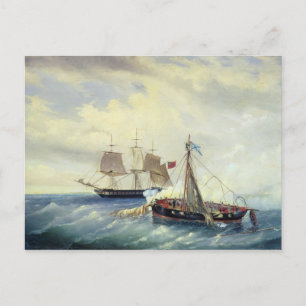 Voor de kust van Nargen Island Briefkaart