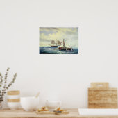 Voor de kust van Nargen Island Poster (Keuken)