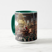 Voor de Lange Reis van de Kerstman Beker Mok (Voorkant links)