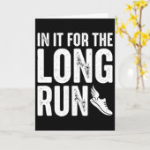voor de lange termijn hardloper grap hardlopen cit kaart (Gele Bloem)
