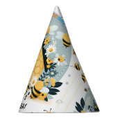 voor de lente daisy Geel eerste 1e bijendag verjaa Feesthoedjes (Rechts)