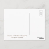 Voor de liefde van Aussie! Briefkaart (Achterkant)