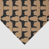 Voor de liefde van Black Lab Dogs Tissuepapier (Detail)