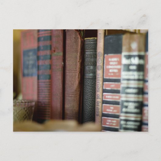 Voor de liefde van  boeken briefkaart (Voorkant)