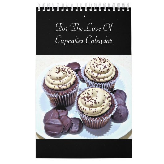 Voor de liefde van Cupcakes Calendar Kalender (Hoes)