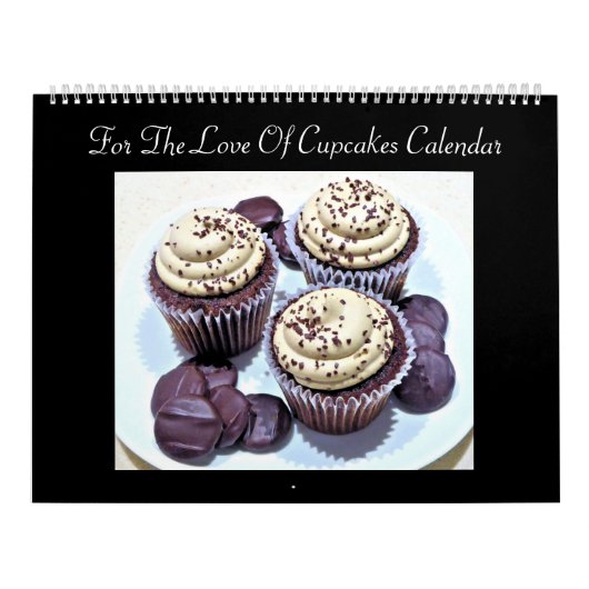 Voor de liefde van Cupcakes Calendar Kalender (Hoes)