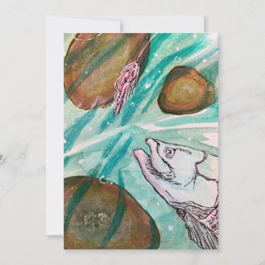 Voor de liefde van de flyvisserij aankondiging (Voorkant)