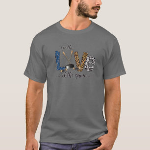 Voor de liefde van de game Hockey Leopard Hockey M T-shirt