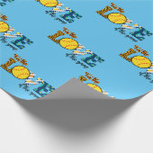 Voor de liefde van de game Softball Mam Leopard Cadeaupapier (Hoek)