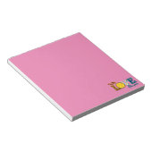 Voor de liefde van de game Softball Mam Leopard Notitieblok (Schuin)