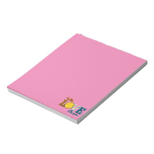 Voor de liefde van de game Softball Mam Leopard Notitieblok (Linkerzijde)
