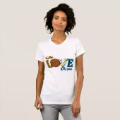 Voor de liefde van de spelBasketball Mam Leopard T-shirt (Voorkant volledig)