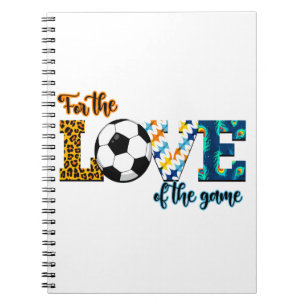 Voor de liefde van de spelmedaillerluipaard notitieboek