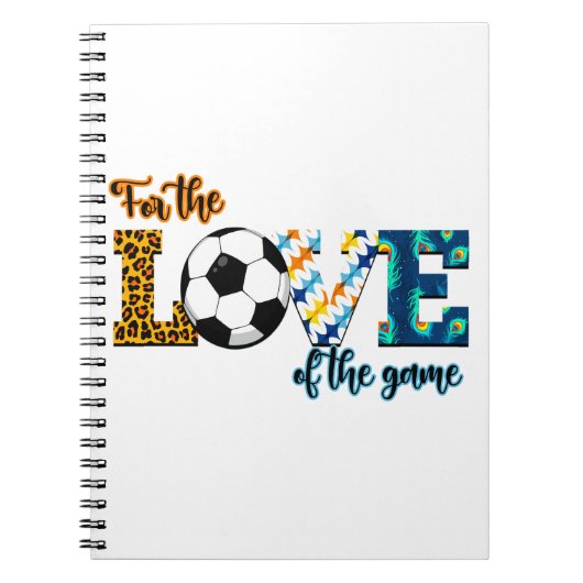 Voor de liefde van de spelmedaillerluipaard notitieboek (Voorkant)