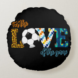 Voor de liefde van de spelmedaillerluipaard rond kussen