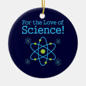 Voor de liefde van de wetenschap Atom Keramisch Ornament (Voorkant)
