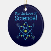 Voor de liefde van de wetenschap Atom Keramisch Ornament (Links)