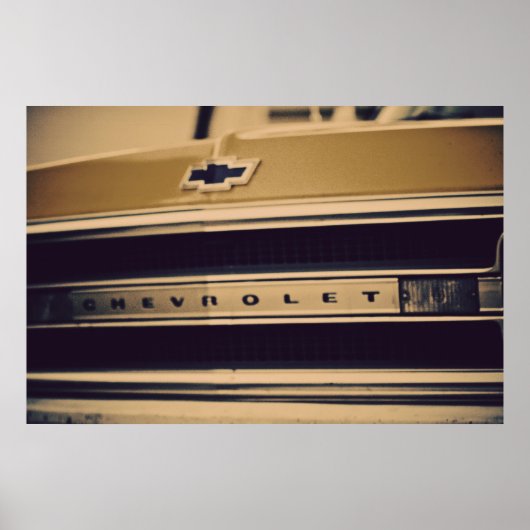 Voor de liefde van een chevy poster (Voorkant)