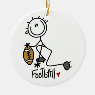 Voor de liefde van Football Keramisch Ornament