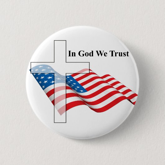 Voor de liefde van God en Land Ronde Button 5,7 Cm (Voorkant)