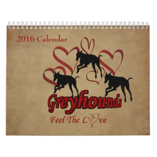 Voor de liefde van Greyhounds Kalender