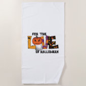 Voor de liefde van Halloween Strandlaken (Voorkant)