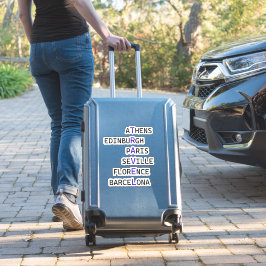 Voor de liefde van het Europese reizen Sticker