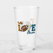 Voor de liefde van het Football van het Spel Glas (Achterkant)