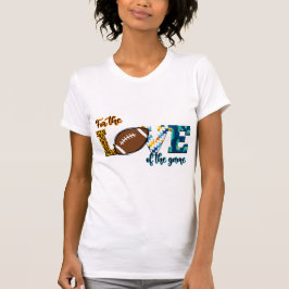 Voor de liefde van het Football van het Spel T-shirt