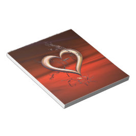 Voor de liefde van het rood notitieblok