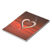 Voor de liefde van het rood notitieblok (Linkerzijde)