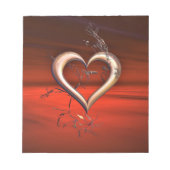 Voor de liefde van het rood notitieblok (Voorkant)